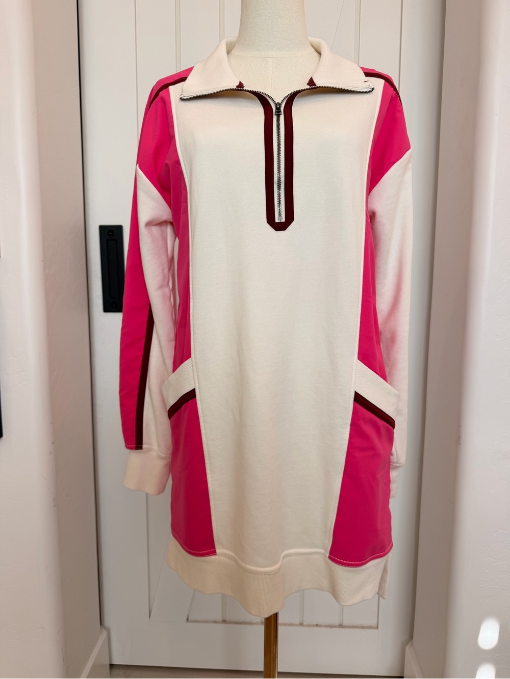 Daily Practice by Anthropologie Sporty Colorblock Twofer Mini Dress size S